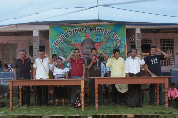 Los tres indígenas tseltales detenidos, son de la comunidad Virgen de Dolores. Foto: Radio Pozol