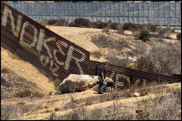 En la frontera. Foto: Prometeo Lucero