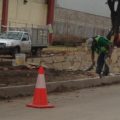 En el Libramiento Sur se  ha iniciado la construcción de triángulos, emblema del gobierno de Manuel Velasco.