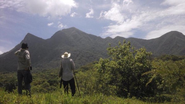 El cerro Nambiyigüa, visto de este a oeste en La Frailesca.  Foto: Arnoldo Velazquez ‏(@NolitoV)