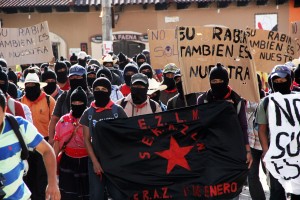 EZLN presente. Foto: Elizabeth Ruiz