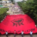 Normalistas marcharon el viernes 17 en Tuxtla Gutiérrez. Foto: Isaín Mandujano