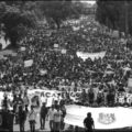 Manifestación de estudiantes del IPN. Foto: Notimex