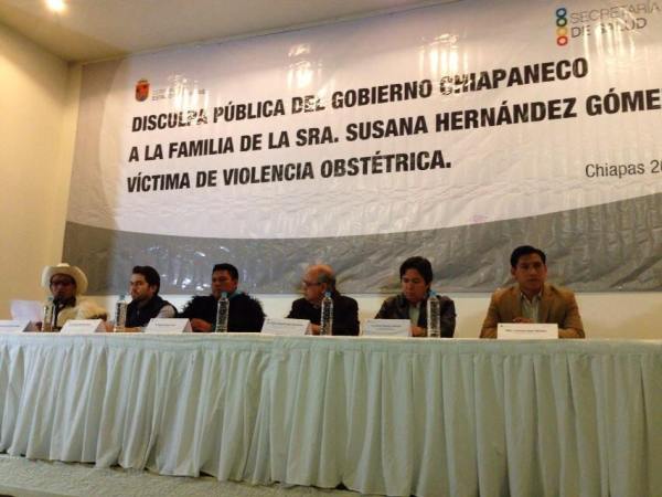En la disculpa pública, el Secretario de Salud, Carlos Eugenio Ruiz Hernández