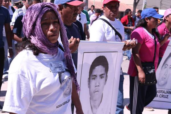 María Inés vino a Chiapas para decir que su hijo está vivo. Foto: Patricia Montesinos/ Chiapas PARALELO.