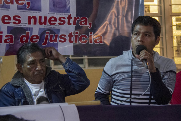 "A nosotros, no nos viene bien la resignación". Foto: Moysés Zúñiga Santiago