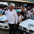 Procurador de Justicia en la presentación del programa Taxista Ciudadano. Foto: Icoso