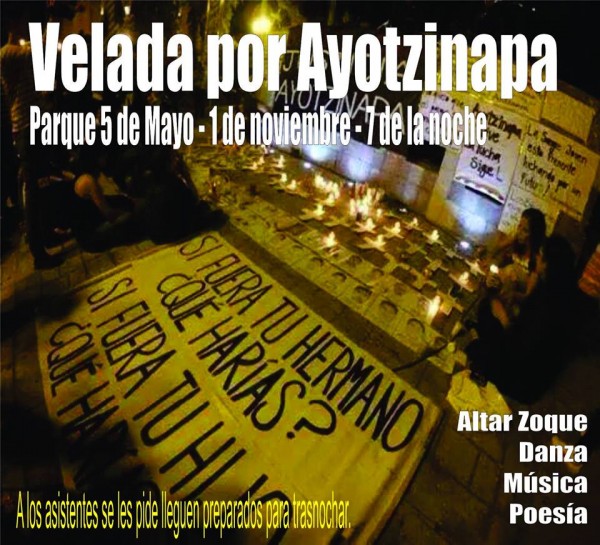 Velada por Ayotzinala