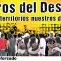 Cartel de la campaña Rostros del Despojo en Chiapas