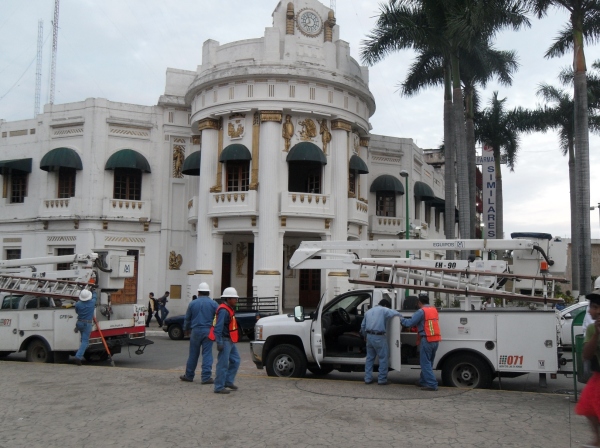CFE corta la luz a Tapachula. Foto: Cortesía