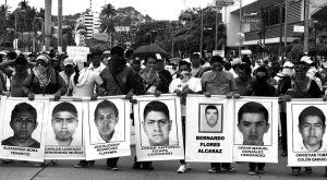 Desaparecidos de Ayotzinapa. Foto: AFP