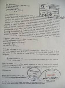 Solicitud que el CONECULTA a ignorado. 