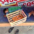 Infancia robada. Cuando el cansancio vence. Foto: Isaín Mandujano