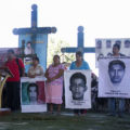 En Acteal se solidarizan con familiares de desaparecidos en Ayotzinapa. Foto: Moyséz Zúñiga