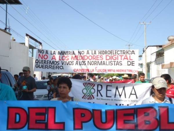 Protesta en Tapachula, contra hidroeléctricas. Foto: CheleTV