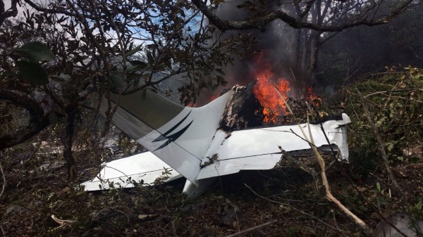 Los cuerpos del piloto y copiloto han sido identificados. Foto: Cortesía