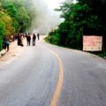 Bachajón, operativo de desalojo contra campesinos adherentes al EZLN. Foto: Radio Pozol
