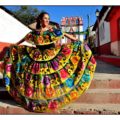Vestido de chiapaneca. Foto: Osiris Aquino/ Chiapas PARALELO. 