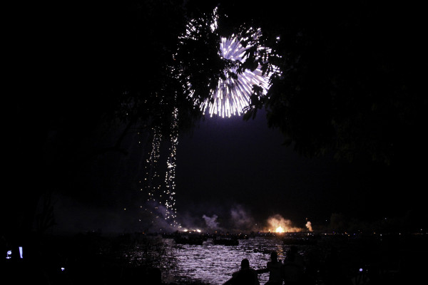 En Chiapa de Corzo cada 21 de enero se celebra el Combate naval como parte de la Fiesta Grande de Enero. Foto: Francisco López Velásquez/ Chiapas PARALELO.