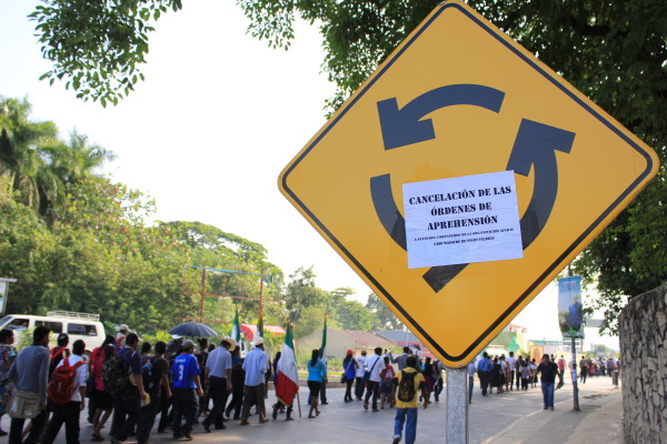 Marcha para pedir justicia. Foto: Frayba