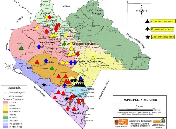 Servicio Geológico Mexicano y empresa GYMSA pretenden realizar exploración en comunidades de casi 20 municipios del Norte y Altos de Chiapas: digna Ochoa