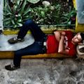 Migrantes en el camino: Foto: Rubén Figueroa