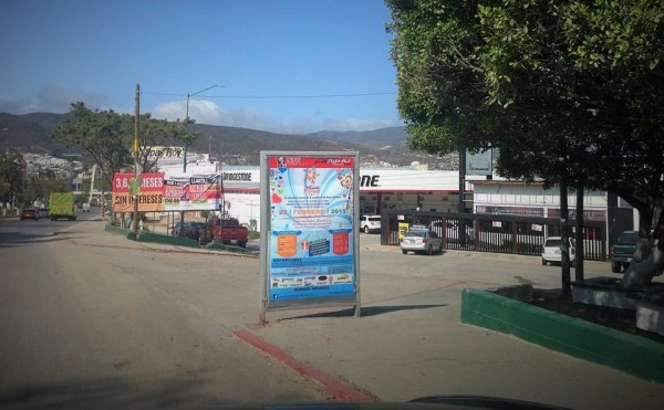 En estas mamparas colocadas en pasos peatonales, está prohibida la colocación de propaganda electoral, según artículo 250 de la la Ley General de Instituciones y Procedimientos Electorales (LGIPE) y la Ley General de Partidos. Foto: Cortesía