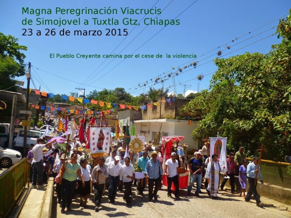 Pobladores de Simojovel denuncian omisión del Estado, ante la violencia e inseguridad que viven. Foto: Radio Pozol