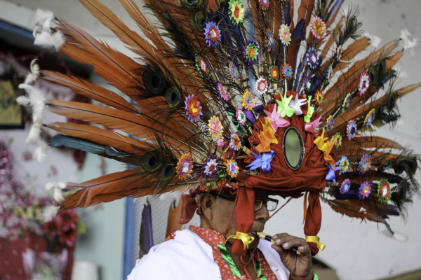 Las danzas con motivo del carnaval en Tuxtla se realizan en la Iglesia del Cerrito en el centro de la ciudad. Foto: Francisco López Velásquez/ Chiapas PARALELO.