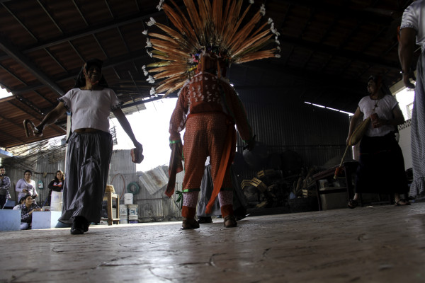 Danza de los zoques de Tuxtla con motivo de la celebración del carnaval. Foto: Francisco López Velásquez/ Chiapas PARALELO.