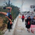 El pole dance sale a las calles. Alumnas de la escuela Spiral Fitness & Dance hacen una exhibición pública en Tuxtla Gutiérrez. Foto: Isaín Mandujano
