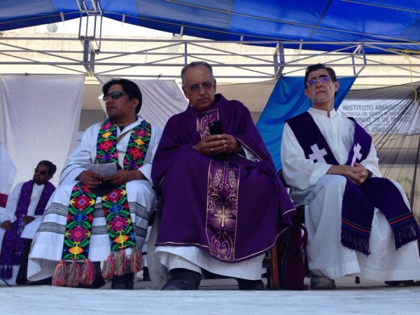 "Queremos a Dios al lado de los pobres", párrocos y sacerdotes responden al llamado. Foto: Isaín Mandujano/ChiapasPARALELO 