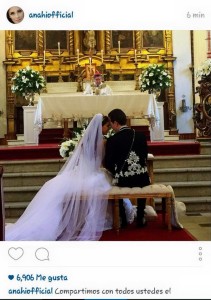 Acuerdos nupciales, Manuel Velasco y Anahí Puente. Foto: Instagram