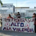Declaración de Tenosique en repudio al Plan Frontera Sur Protesta contra el Plan Frontera Sur. Foto: La72