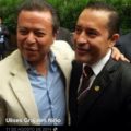 Ulises Grajales Niño, presume en la red social de Facebook sus relaciones políticas que le abrieron las puertas de la prisión. En la foto con el líder nacional del PRI, César Camacho Quiroz. 