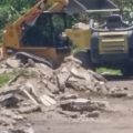 Obras en el estadio olímpico de la ciudad de Tapachula. Foto: Rosy Pérez