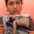 Silvia en abril del 2012 cuando hizo la denuncia de la detención y tortura que le causó la muerte a su hermano. 