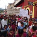 Marcha de Simojovel a La Pimienta: Foto: Cortesía Rúben Moreno