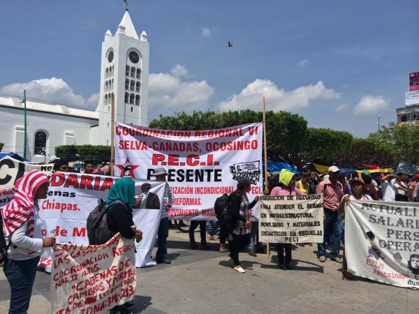 Educadores Comunitarios del PECI atienden a niños y niñas de zonas indígenas de muy alta marginación. Foto: Chiapas PARALELO 