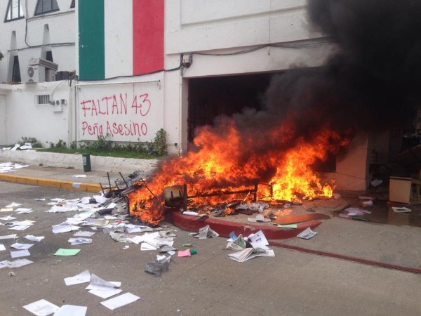 La sede del PRI en Tuxtla Gutiérrez. Foto: Isain Mandujano/ Chiapas PARALELO.