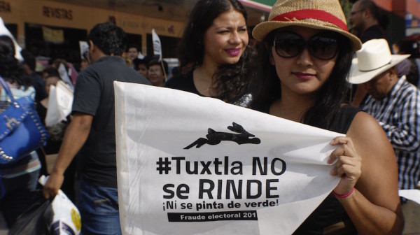 #TuxtlaNoSeRinde Foto: Chiapas PARALELO