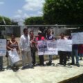 El 26 de mayo Karen Vallecillo, Deyra Elizabeth y Santa María Rosales abandonaron la prisión, luego que lograron demostrar irregularidades procesales en sus juicios.  Ahora se unen a la demanda de liberación de  más de 30 detenidas. Foto: Benjamín Alfaro