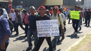 Hombres y mujeres de Nicolás Ruiz salieron en busca de justicia. Foto: Chiapas PARALELO