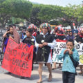 Sobrevivientes de Acteal manifestación en Tuxtla Gutiérrez, Chiapas. Foto: Cortesía
