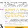 LEY DE TRANSPARENCIA