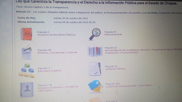 La última actualización de la información pública de oficio del Ayuntamiento fue el 09 de Octubre. 