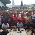 Maestros advirtieron que no permitirán el regreso a los centros de trabajo, a quienes presentaron la evaluación. Foto: Isaín Mandujano/Chiapas PARALELO