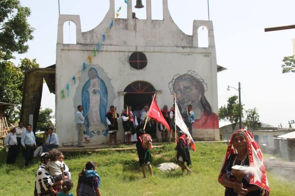 Iglesia en el poblado Acteal. Foto: Abejas de Acteal