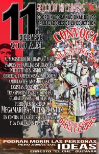 convocatoria a marcha