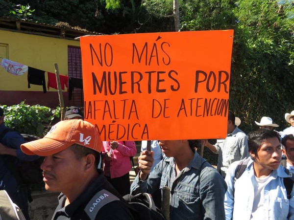 manifestación La Pimienta 6